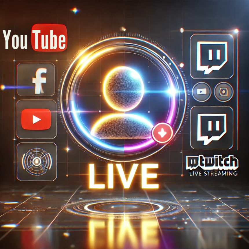 YouTube and Twitch Live Streaming Alert