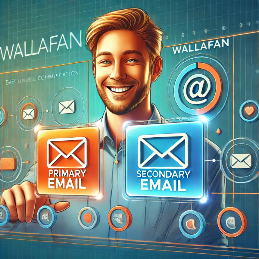 Set a Secondary Email Address on Wallafan