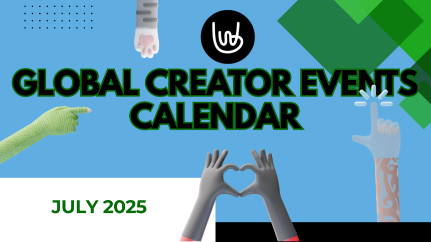 Content Creator Event Calendar for August 2025