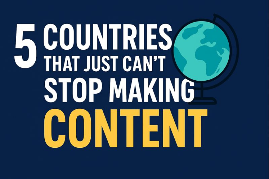 Which 5 Countries Lead the World in Creative Content Output in 2025?